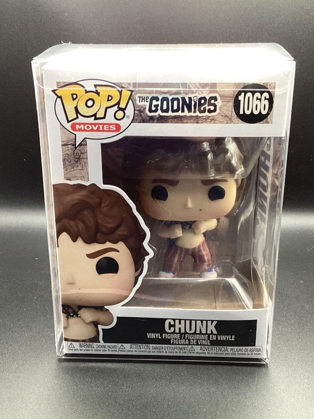 Funko POP The Goonies Chunk Truffle Shuffle #1066 Vinyl Figure w/ Protector New!